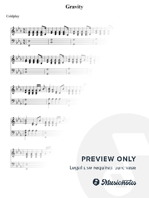 Gravity - Coldplay