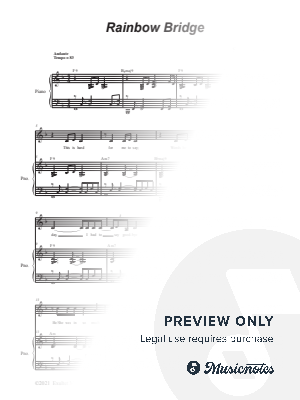 Rainbow Bridge (Vocal solo) by Stephen DeCesare - Sheet Music