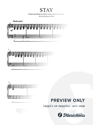 Stay (Rihanna - Easy Piano) by Kristen Allred - Sheet Music