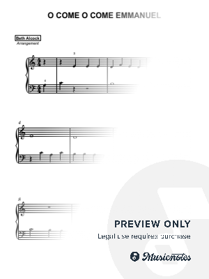 O Come O Come Emmanuel - christmas | beginner piano