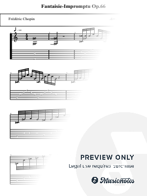 Fantaisie-Impromptu Op.66 – Frédéric Chopin (Guitar Solo)