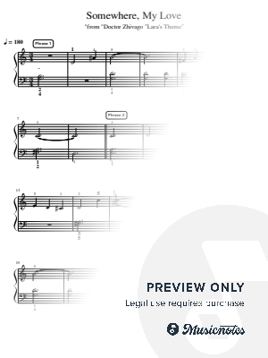 Somewhere, My Love - Intermediate