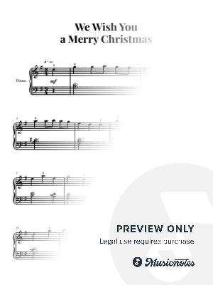 We Wish You a Merry Christmas | EASY PIANO