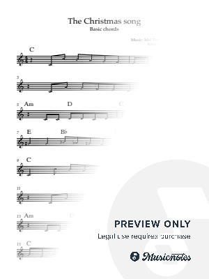 The Christmas song - basic chords