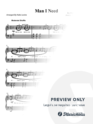 Man I Need [early intermediate. 2 pages]