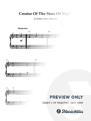 Creator Of The Stars Of Night (Conditor alme siderum)