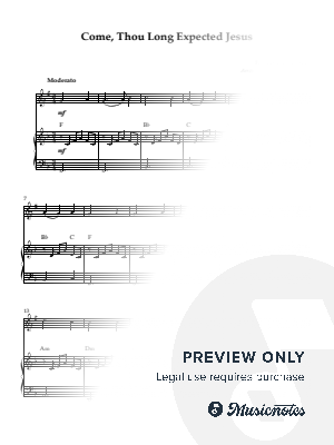 Come, Thou Long Expected Jesus