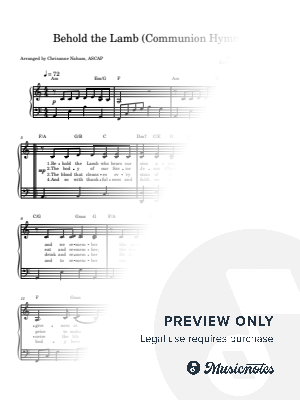 Behold the Lamb (Communion Hymn)