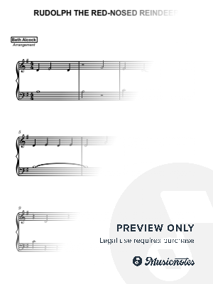Rudolph the Red-Nosed Reindeer - christmas | beginner piano