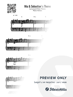 La La Land, Mia & Sebastian's Theme (Easy Piano)