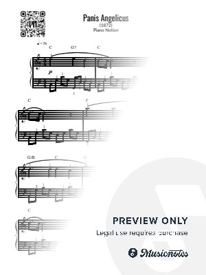 Panis Angelicus, César Franck (Easy Piano) by Piano Notion - Sheet Music