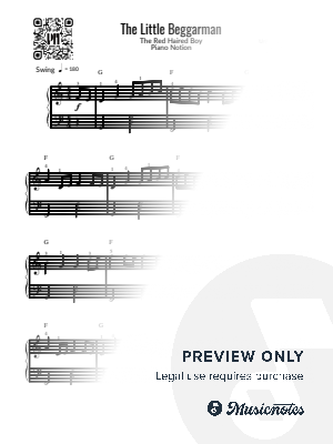 The Little Beggarman, The Red Haired Boy (Easy Piano)