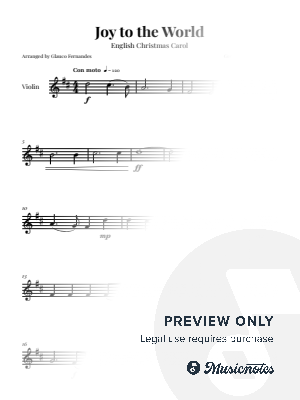 Joy To The World | EASY VIOLIN SOLO