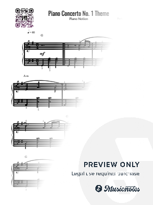 Piano Concerto No. 1, Tchaikovsky (Easy Piano)