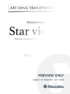 ANONYMOUS: Star vicino (transposed to G-flat major)