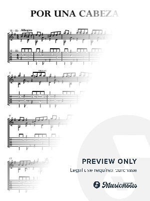 POR UNA CABEZA - Carlos Gardel