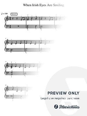 When Irish Eyes Are Smiling - Pre-Advanced