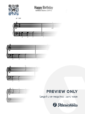 Happy Birthday (Very Easy Piano)