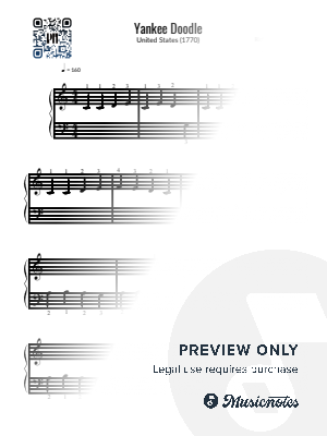 Yankee Doodle (Very Easy Piano) by Piano Notion - Sheet Music