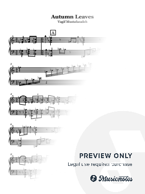 Autumn Leaves by Marsel Hairov - Sheet Music