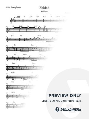 Folded for Alto Saxophone