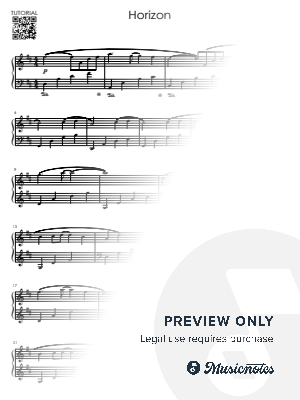 Horizon – Alicja Urbanowicz | Easy Relaxing Piano Music - Sheet Music for Intermediate Pianists