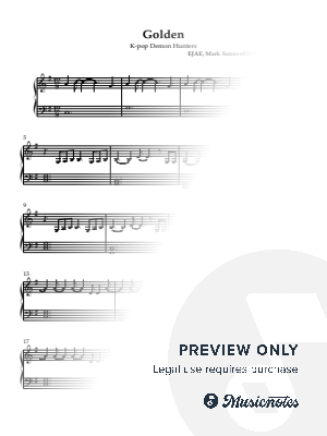 Golden ( K-pop Demon Hunters) Easy Level