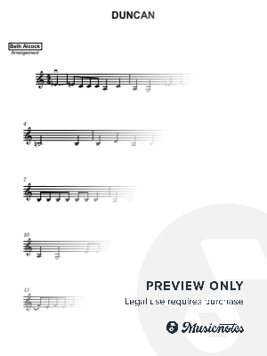 Duncan (I love to have a beer with...) - violin