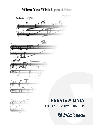 When You Wish Upon a Star by Felipe Martini - Sheet Music
