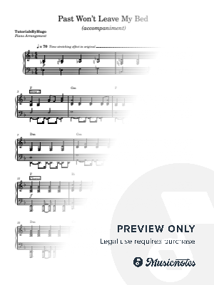 Past Won't Leave My Bed [accompaniment]