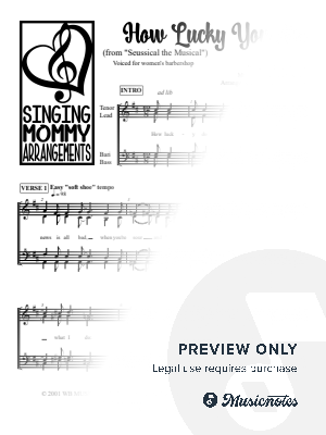 How Lucky You Are (Seussical the Musical) SSAA a cappella