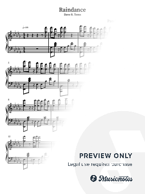 Raindance - Dave ft. Tems Piano Arrangement