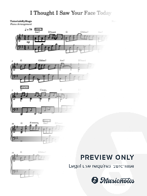 I Thought I Saw Your Face Today