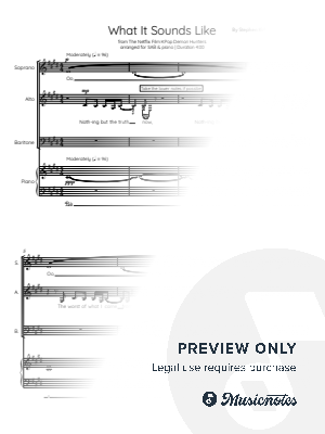 What It Sounds Like – SAB (3-Part Choir) & Piano | KPop Demon Hunters