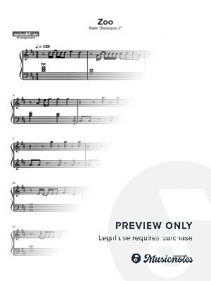 Zoo by Atlantic Lights - Sheet Music