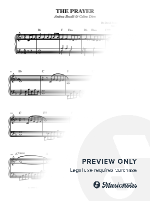 The Prayer by Christian Bennedsen - Sheet Music