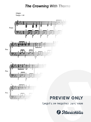 The Crowning With Thorns by Stephen DeCesare - Sheet Music