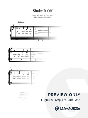 Shake It Off (Easy Piano)