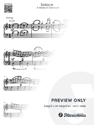 Solace – A Mexican Serenade JOPLIN + Piano Tutorial | Ragtime Sheet Music for Intermediate Pianists by Alicja Urbanowicz -...