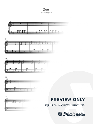 Zoo by Louiza Patsia - Sheet Music