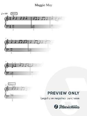 Maggie May - Intermediate by Simply Piano - Sheet Music