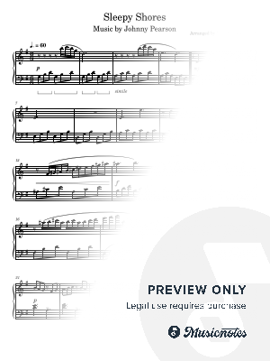 Sleepy Shores by Dominique Johnson - Sheet Music