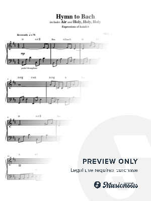 Hymn to Bach by Stanton Lanier - Sheet Music