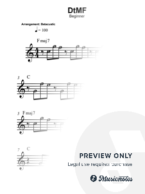 DtMF - Bad Bunny [beginner]