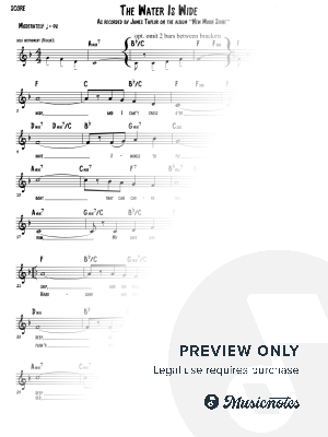 The Water is Wide by Ian Fitze - Sheet Music