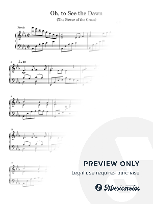 The Power of the Cross by Jean Hilbert - Sheet Music