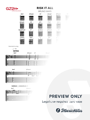 Risk It All by GuitarZero2Hero - Sheet Music