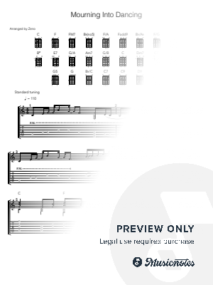 Mourning Into Dancing by Zeno - Sheet Music