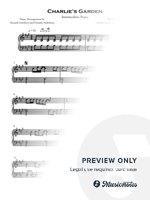 Charlie's Garden by Yannick Streibert - Sheet Music
