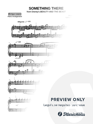 Something There by Enrique Lázaro - Sheet Music
